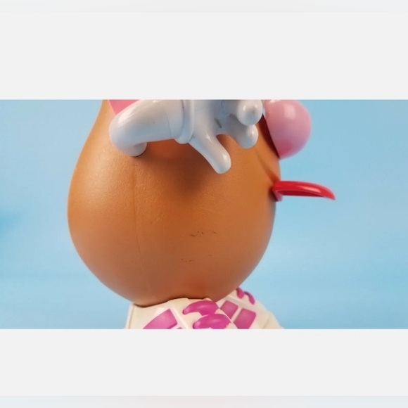 Playskool Mr. Mrs. Potato Head 10 Pc Set 7" Pink Purple Green VG - Picture 9 of 12